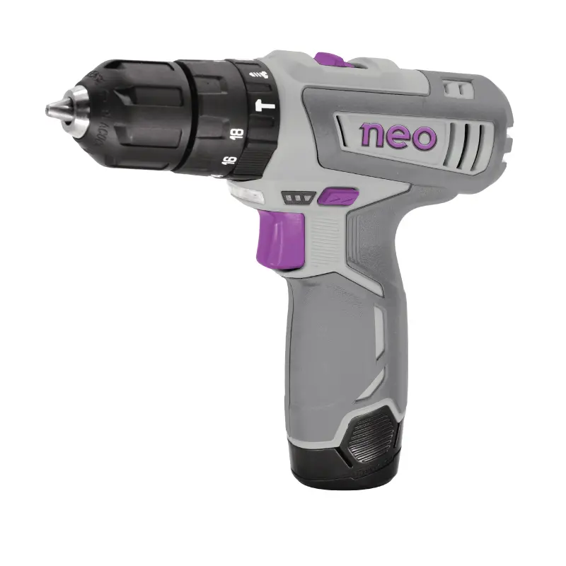 Taladro Atornillador Neo 12v (incluye 2 baterias cargador y accesorios)