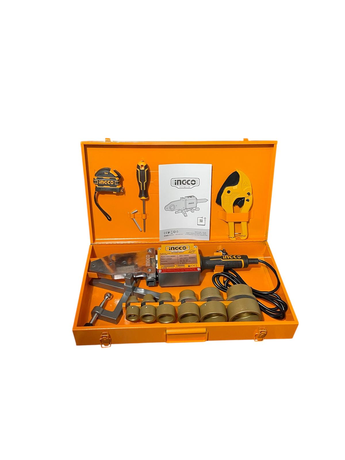Kit de termofusora más accesorios Ingco