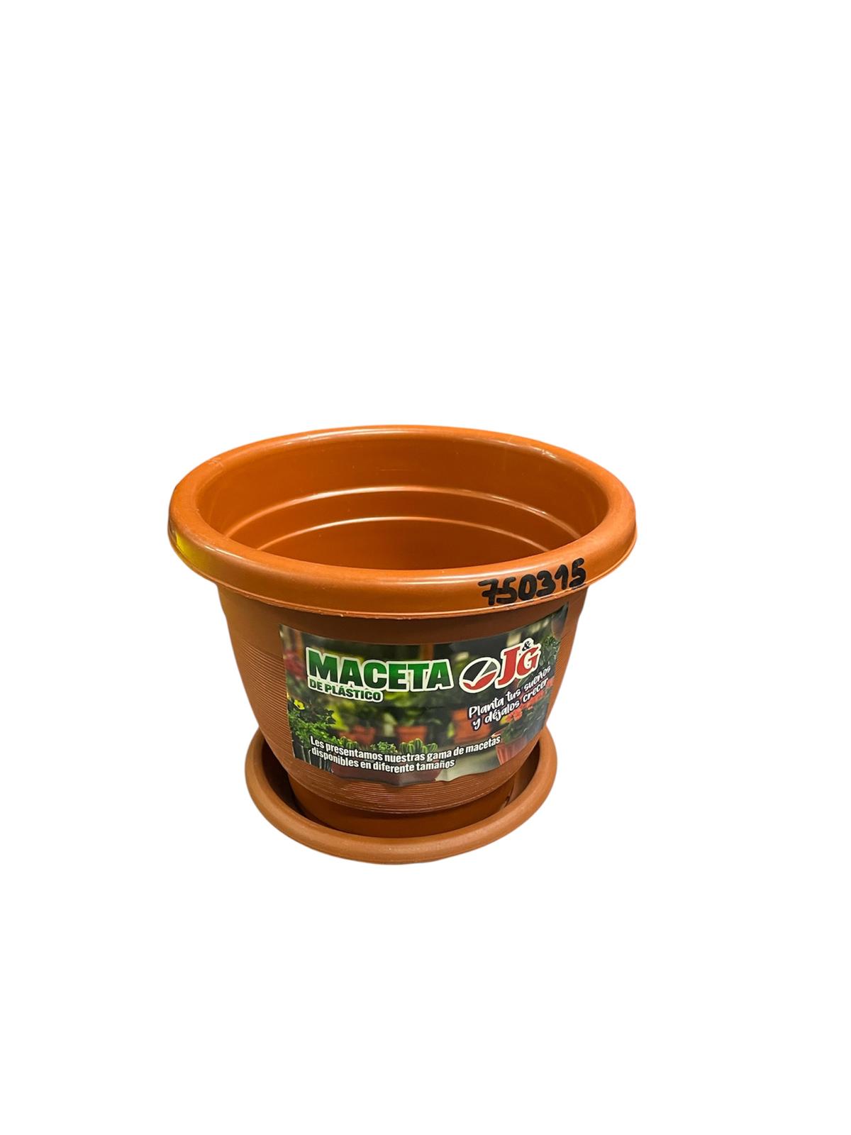 Maceta de plastico  16x13x9cm