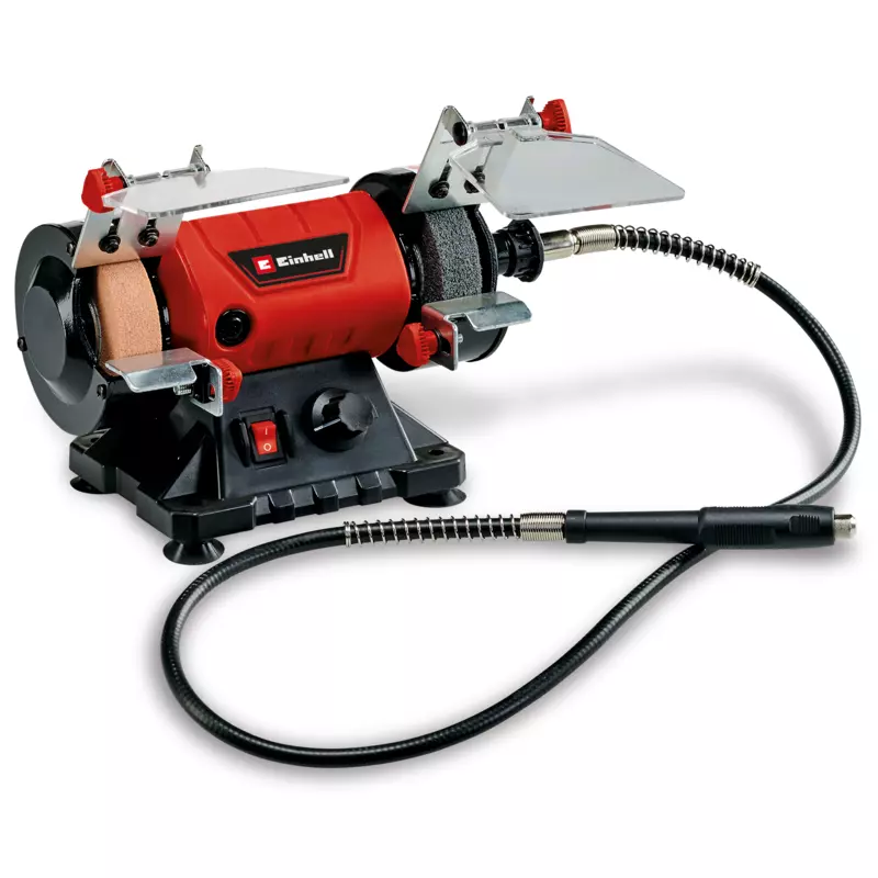 Kit Amoladora de banco Einhell 120w 2 piedras más eje flexible y accesorios