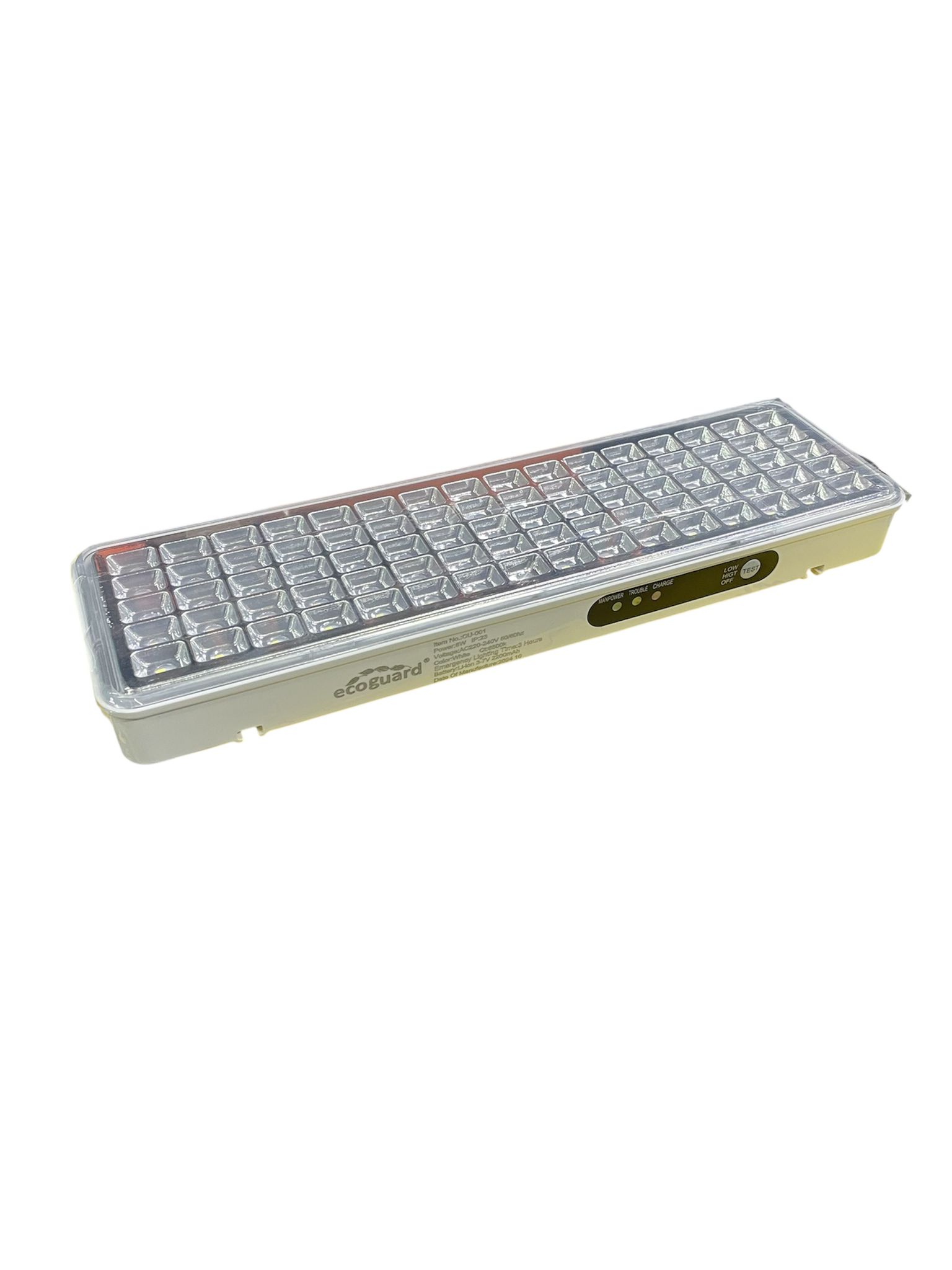 Luz de emergencia 80 leds 30x9cm