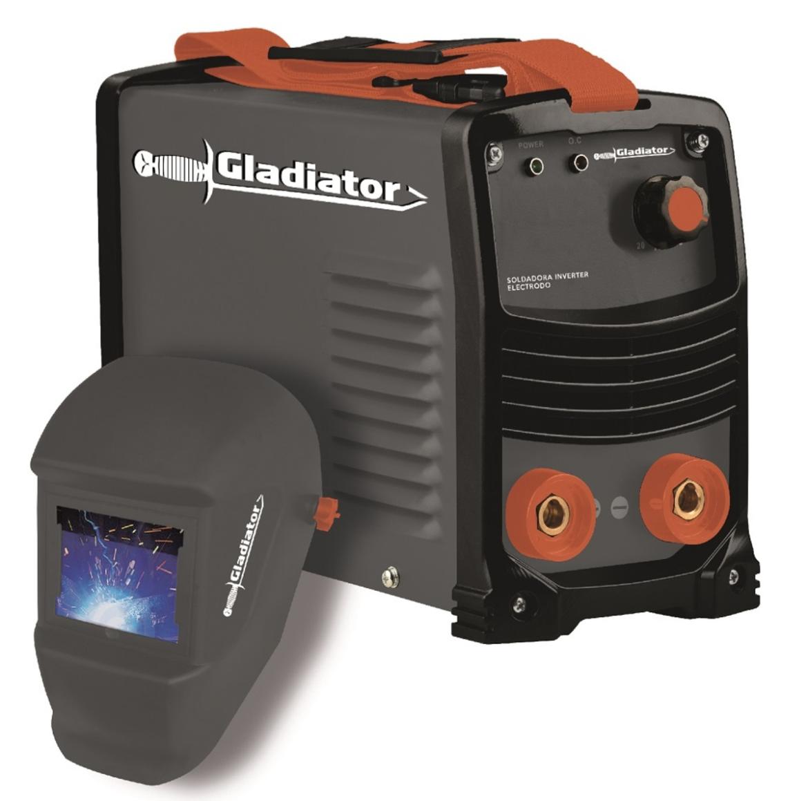 Soldadora inverter 200 amp Gladiator más regalo a elección