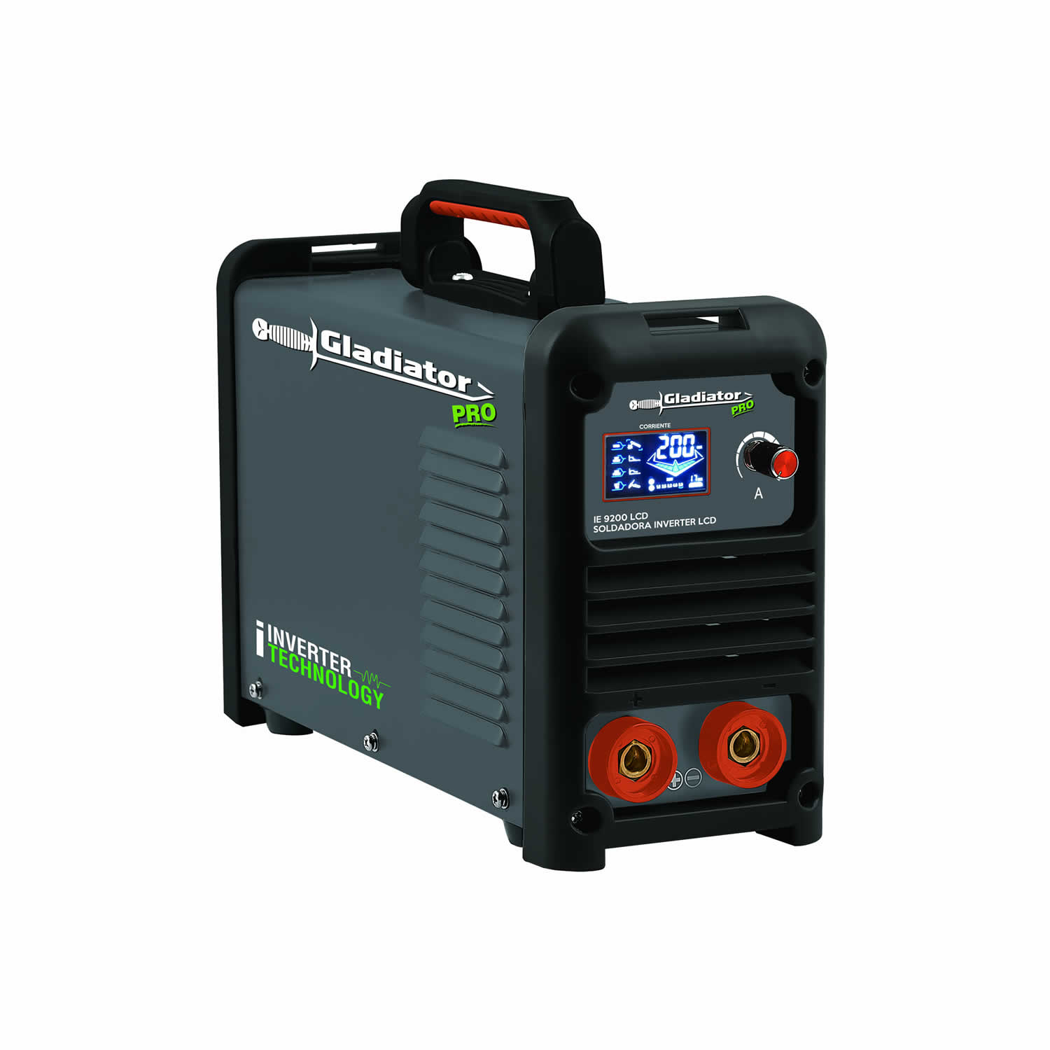 Soldadora Inverter LCD 200 amp Gladiator 