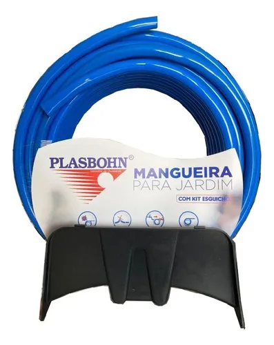 Manguera para jardín 20 mt con pico y soporte
