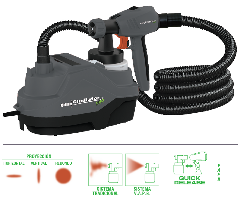 Equipo de Pintar Gladiator 600w