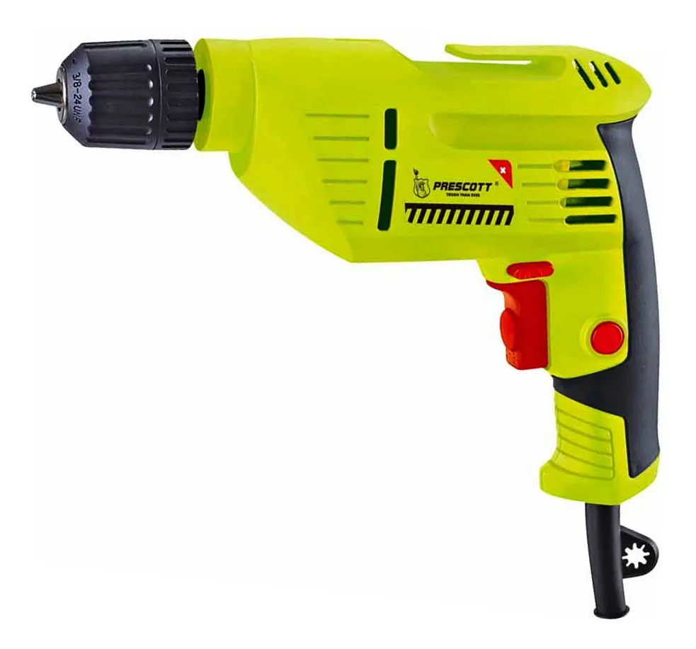 Taladro Atornillador Electrico Prescott 10mm 550w