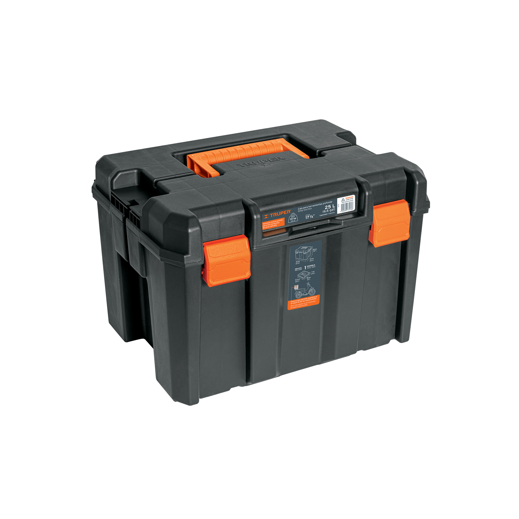 Caja de Herramientas Truper para Moto 44x30x34cm 