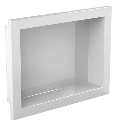 Nicho blanco para baño empotrable 30x40cm