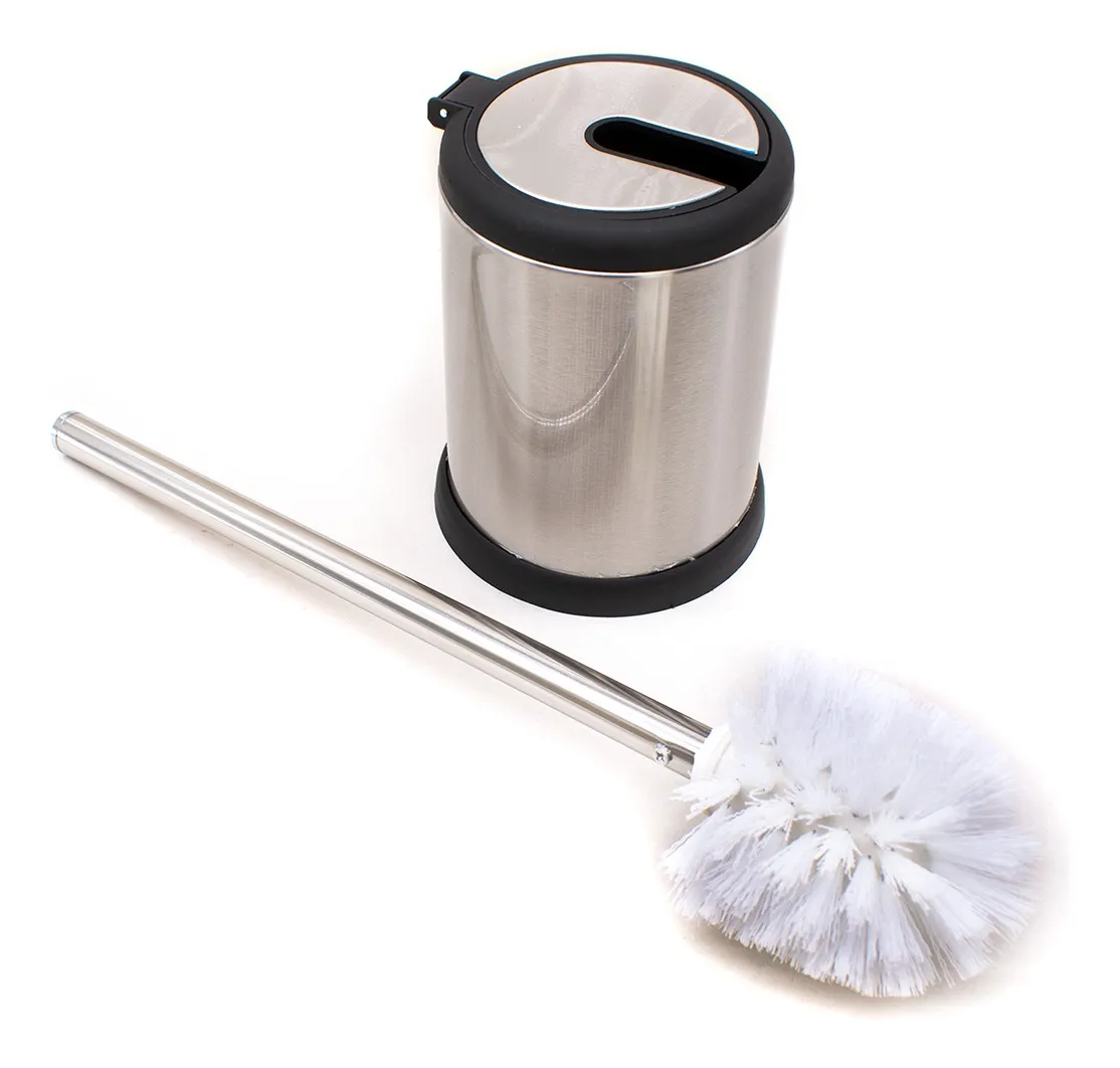 Cepillo para baño de acero inoxidable