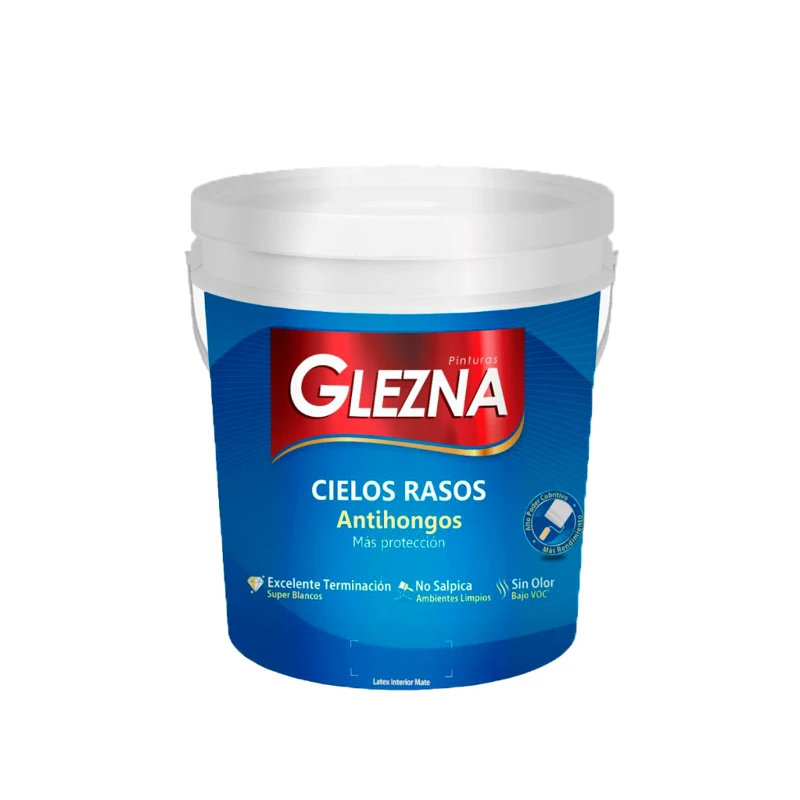 Cielorraso Antihongo Glezna Blanco mate
