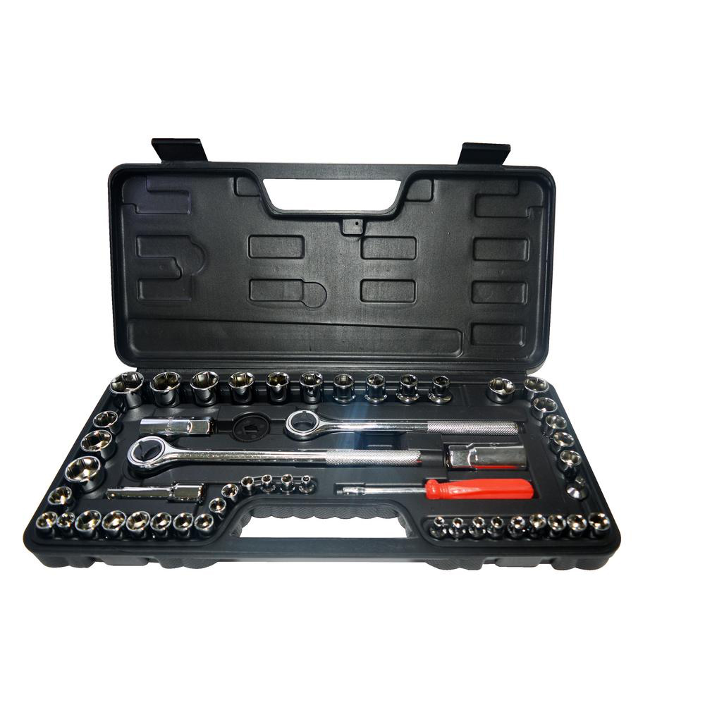 Juego Dados BestValue 52 piezas 1/2-1/4-3/8