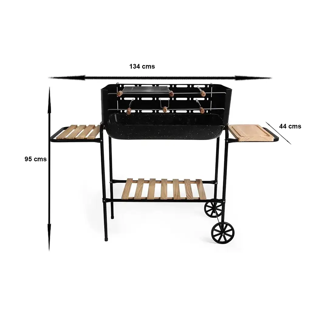 Parrillero Portatil Mor
