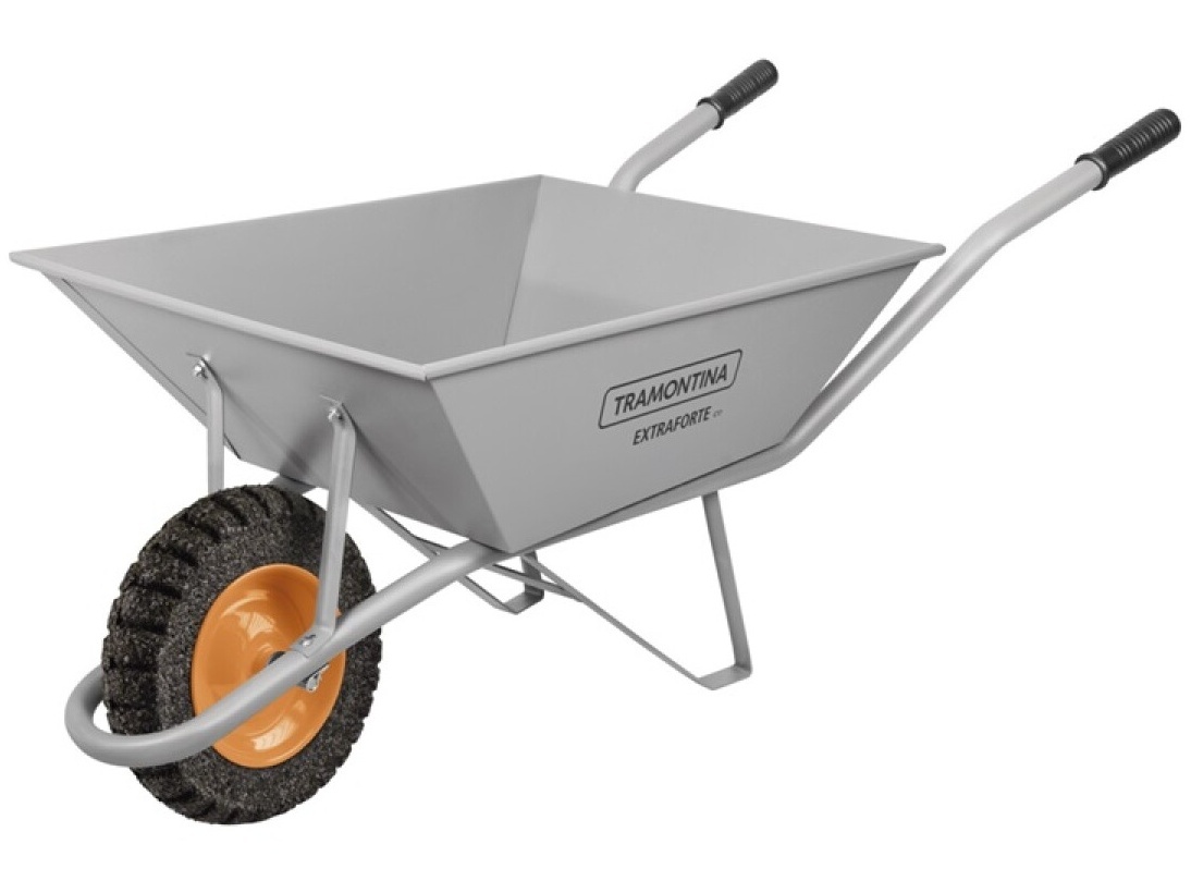 Carretilla Tramontina Calibrada 65 lt Rueda Maciza