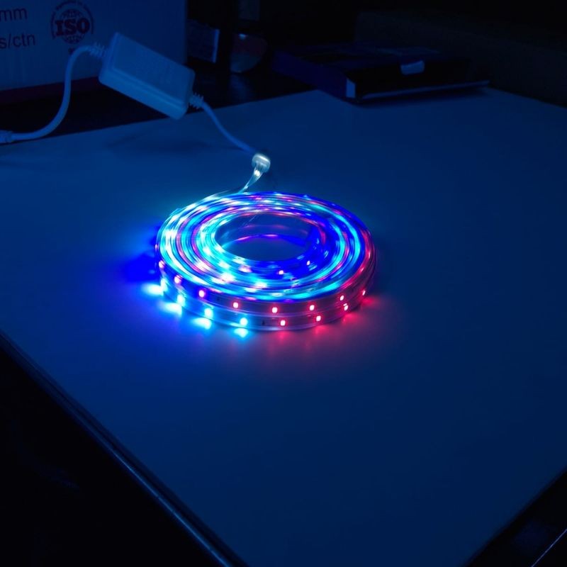 Tira Led Siliconada x 8m Neon 230v RGB IP65