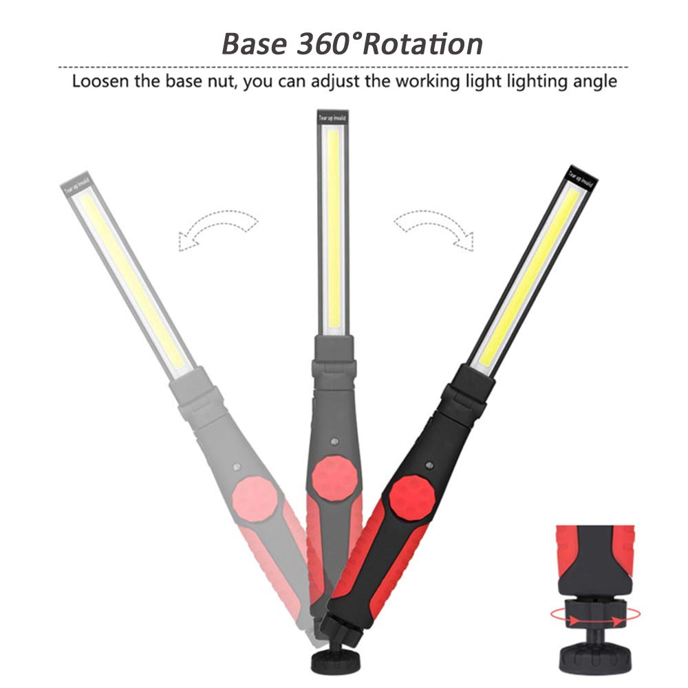 Linterna Led Recargable con Base Imantada
