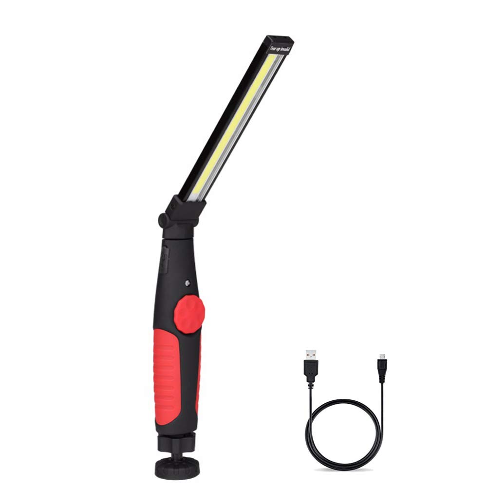 Linterna Led Recargable con Base Imantada