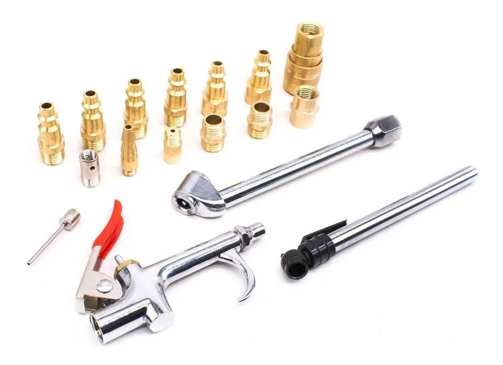Juego de accesorios neumáticos MAKAWA 17 piezas