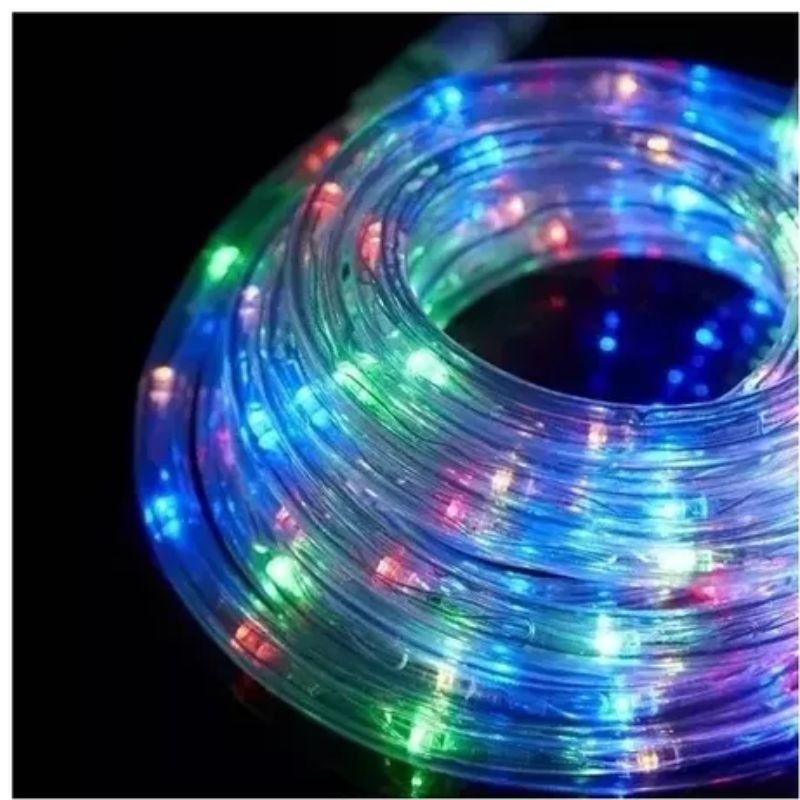 Tira Led Siliconada x 8m Neon 230v RGB IP65