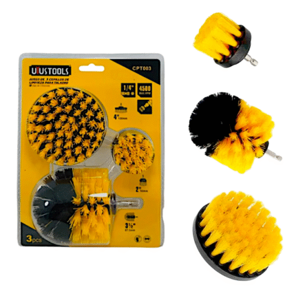 Set de cepillos para taladro