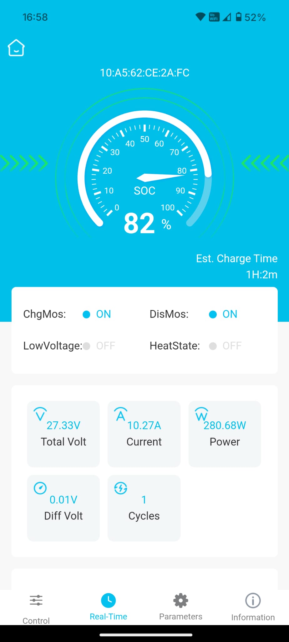 60ah LiFePO4 Battery Pack With Bluetooth App