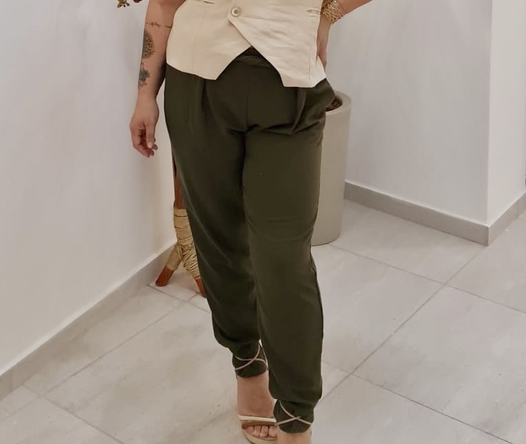 Calça de linho 