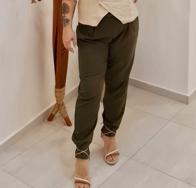 Calça de linho 