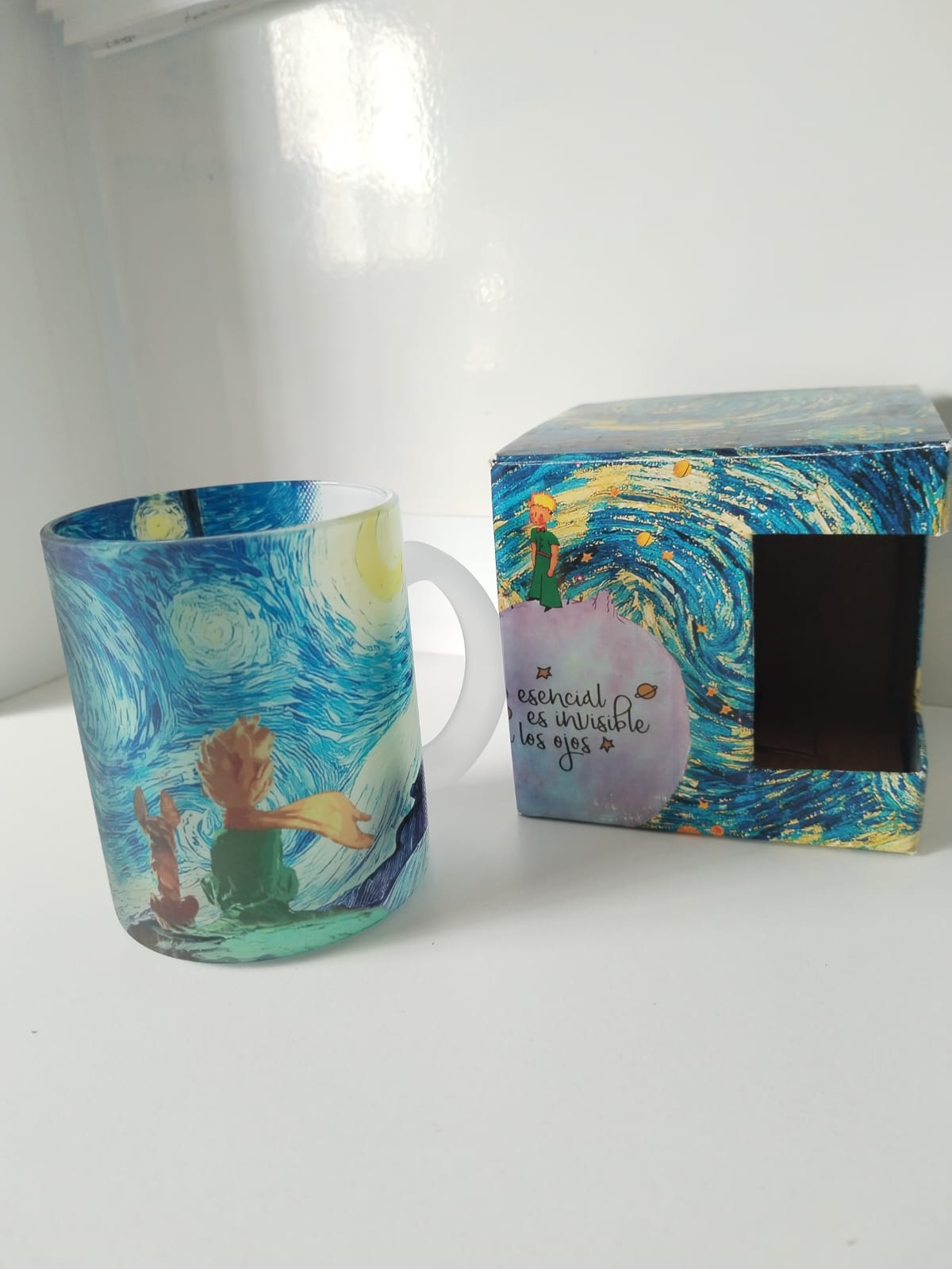 Taza esmerilada El Principito