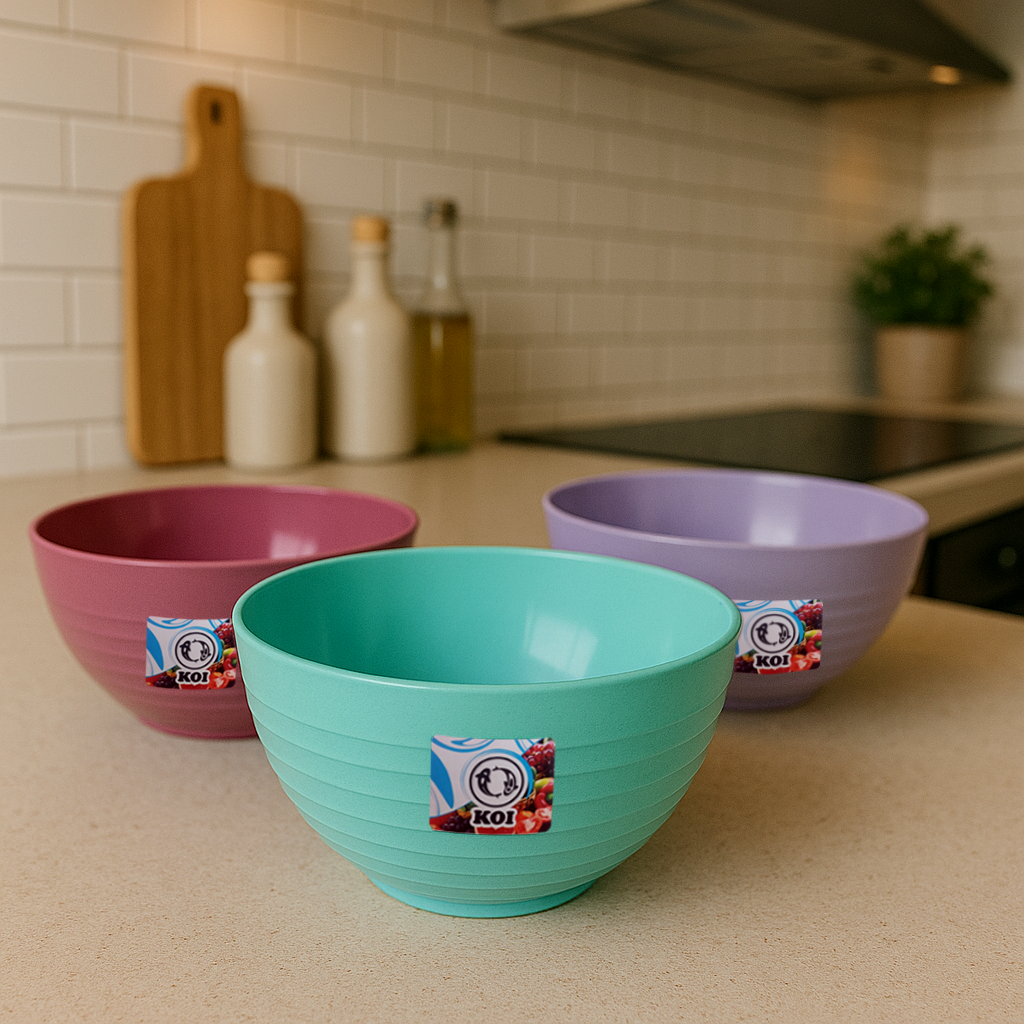 Set of Colorful Bowls