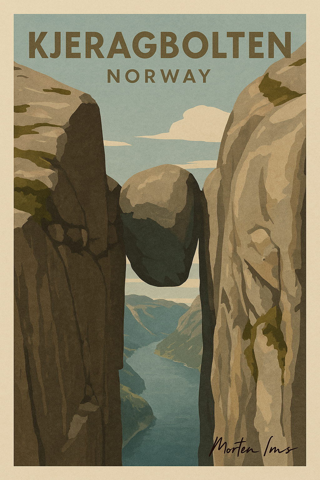 Kjeragbolten Poster