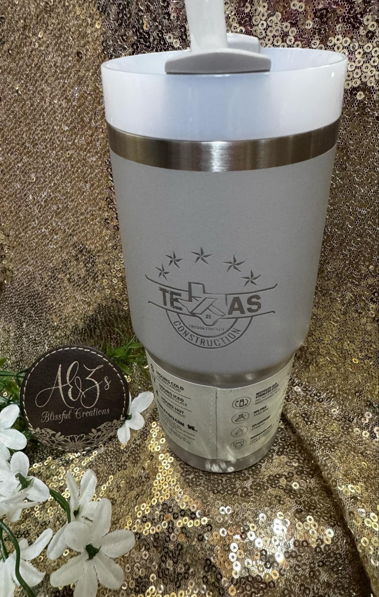 Texas Engraved Tumbler