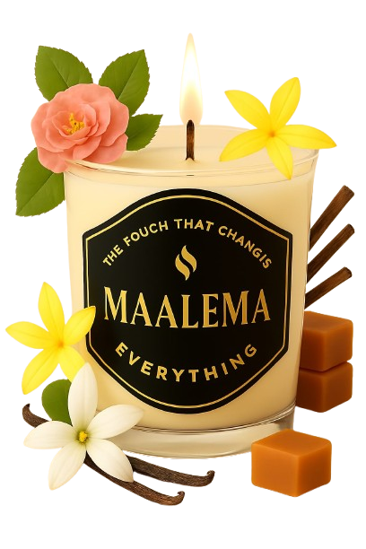 🕯️ Bougie Parfumée Artisanale – Maalema