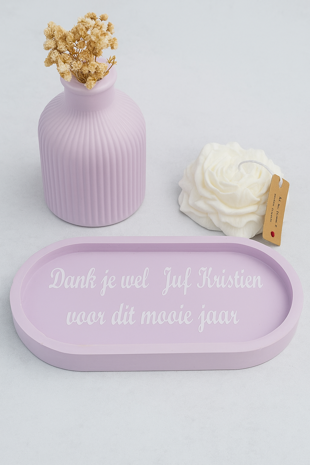 Set Cadeau Décoratif Personnalisé en Cire de Soja Naturelle – Élégance et Authenticité