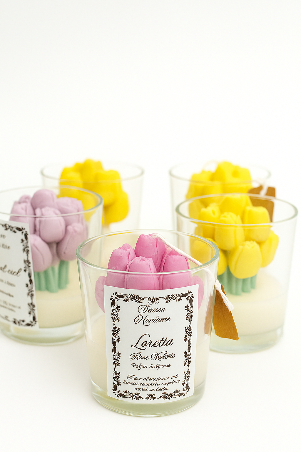 Bougie Artisanale Tulipe Parfumée