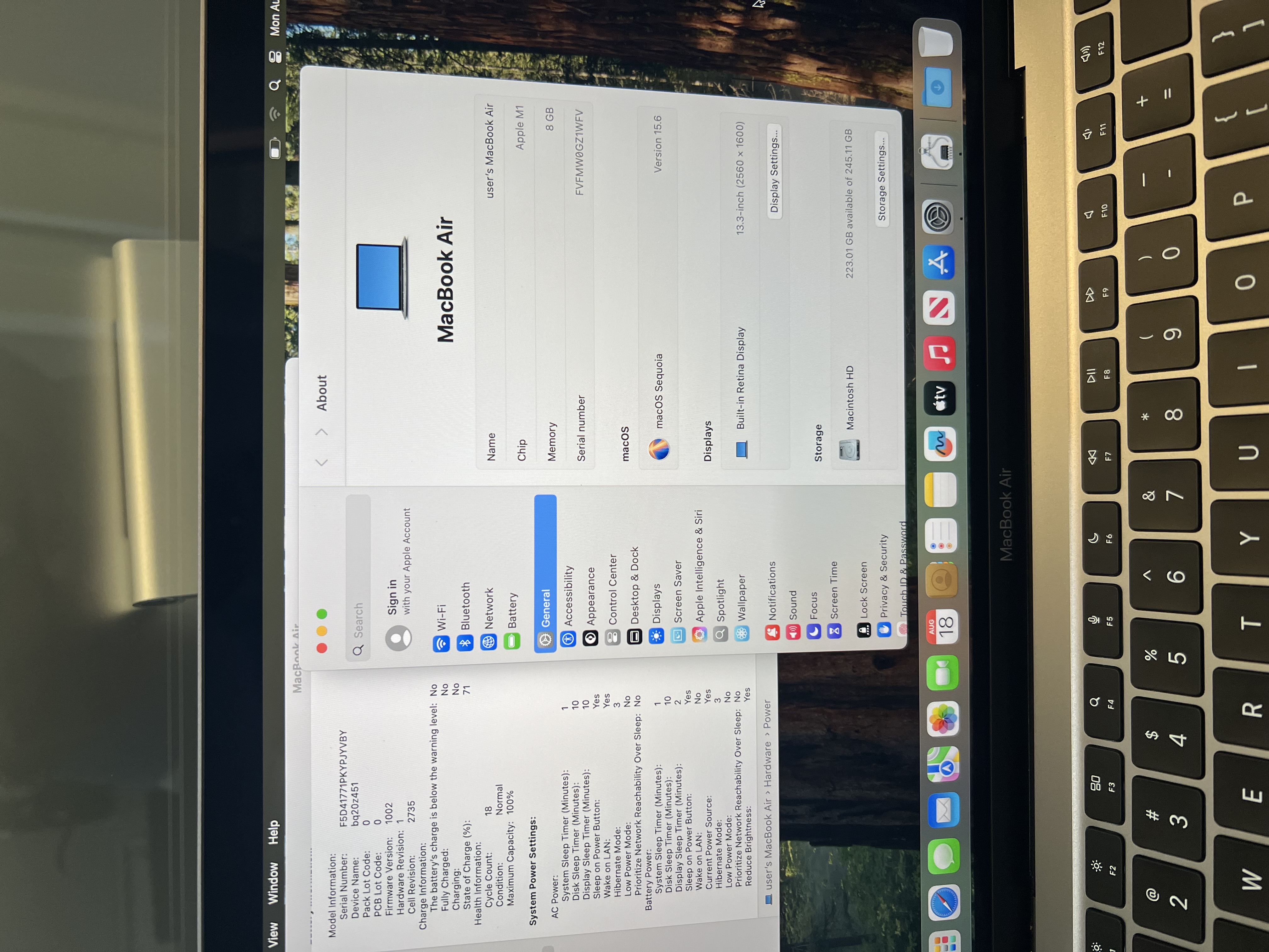2020 MacBook Air M1 13” 100% Battery Health