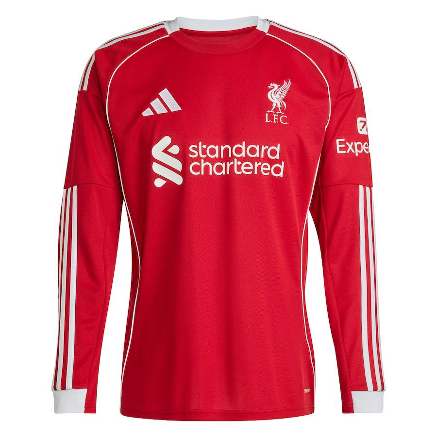 Liverpool FC Home Long Sleeve Jersey 2025/26