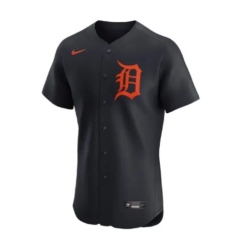 Detroit Tigers Black Baseball Jersey