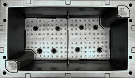 Foodcube Slim  installed on customer’s existing concrete or tile base