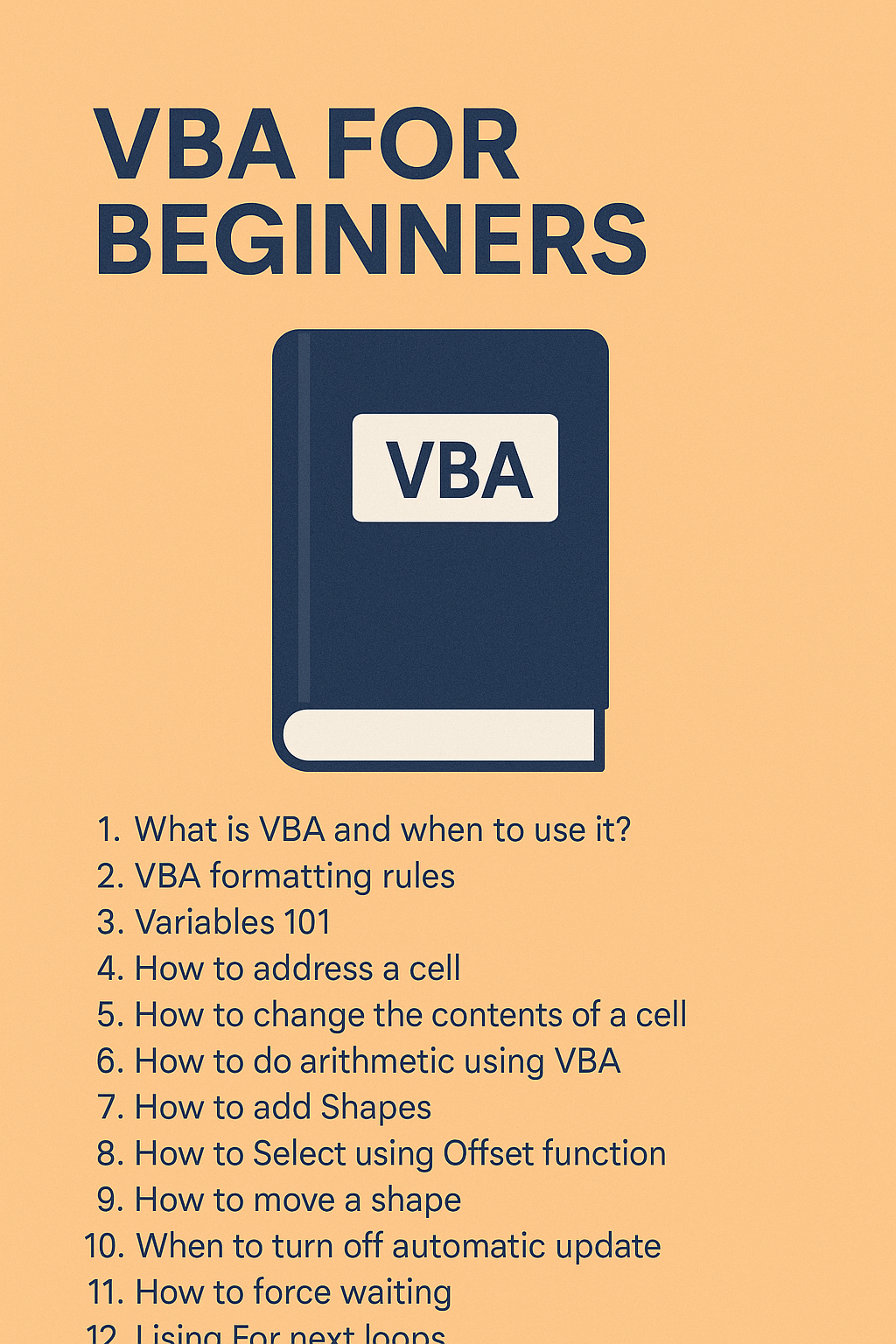VBA Tutorial for Beginners