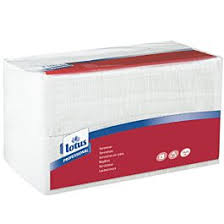 Lotus Professional Lotus Servietten, Tissue, Blattgröße 33 x 33 cm, 1-lagig, 4.500 Stück