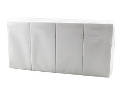 Tissue Servietten 33x33cm 2-lagig 1/4 Falz weiß 2500St