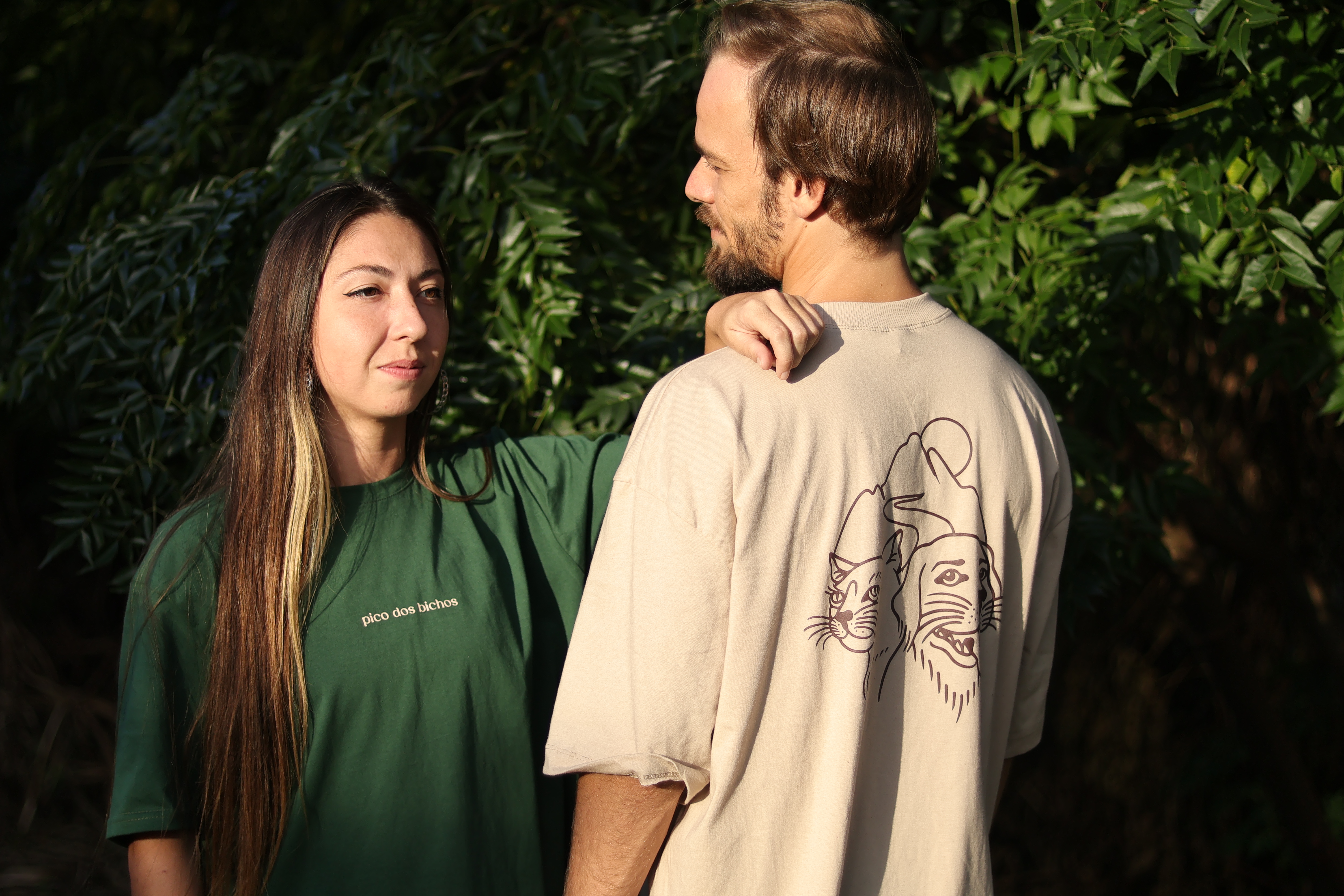 Camiseta Oversize Areia