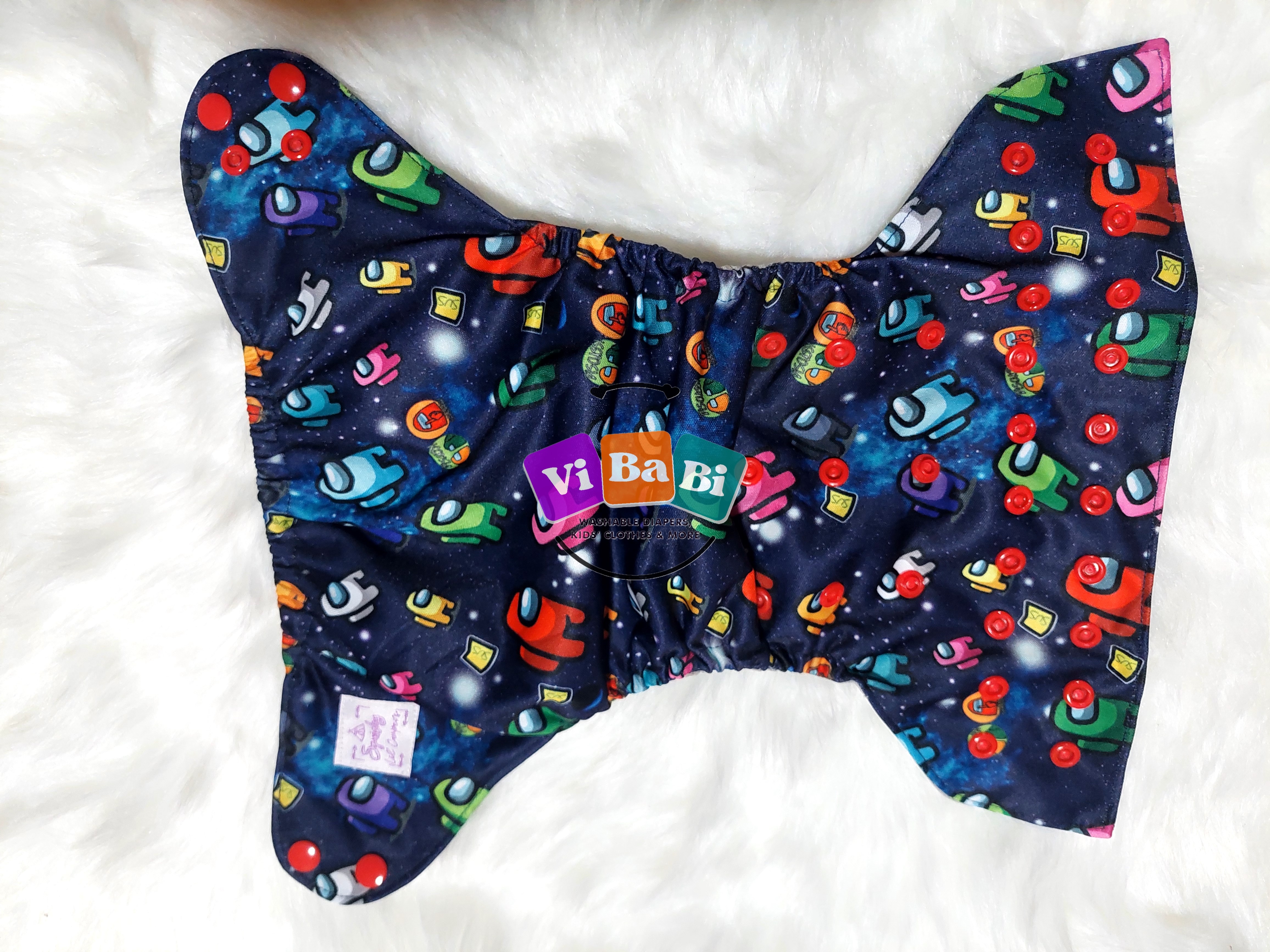 SUS by Squishy Lil Campers, Reusable Cloth Diaper