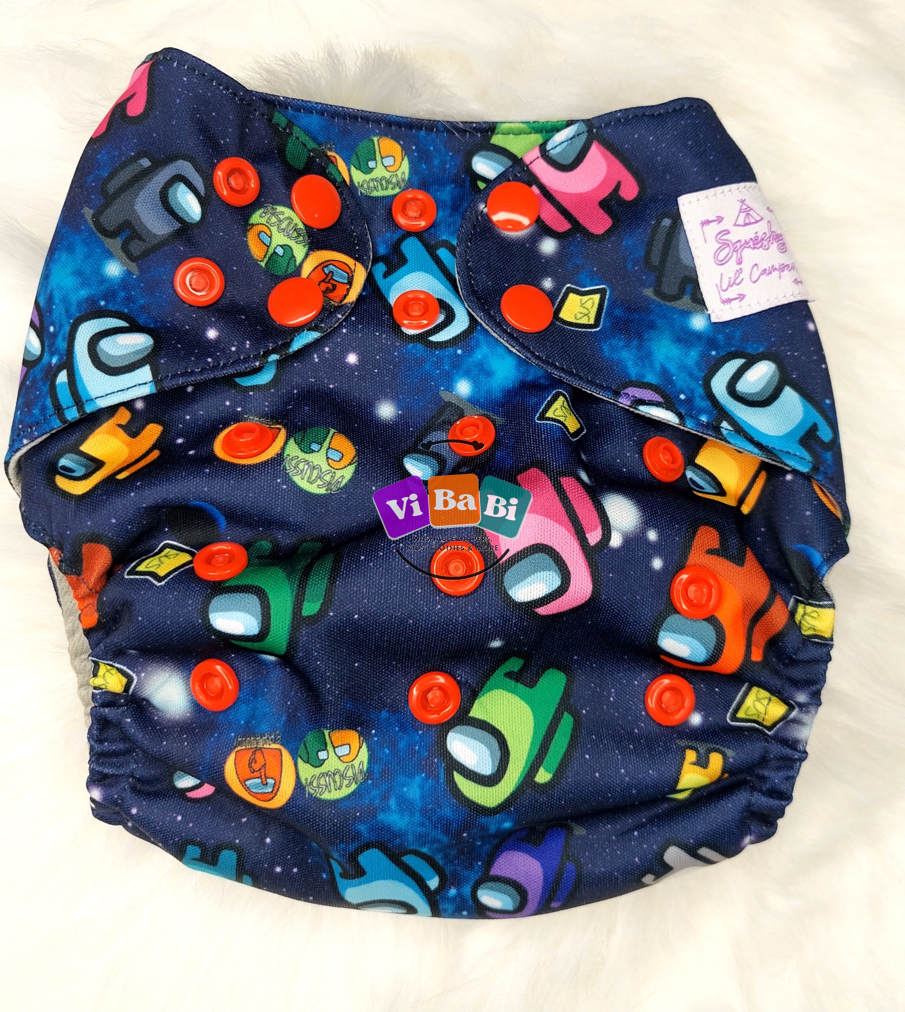 SUS by Squishy Lil Campers, Reusable Cloth Diaper
