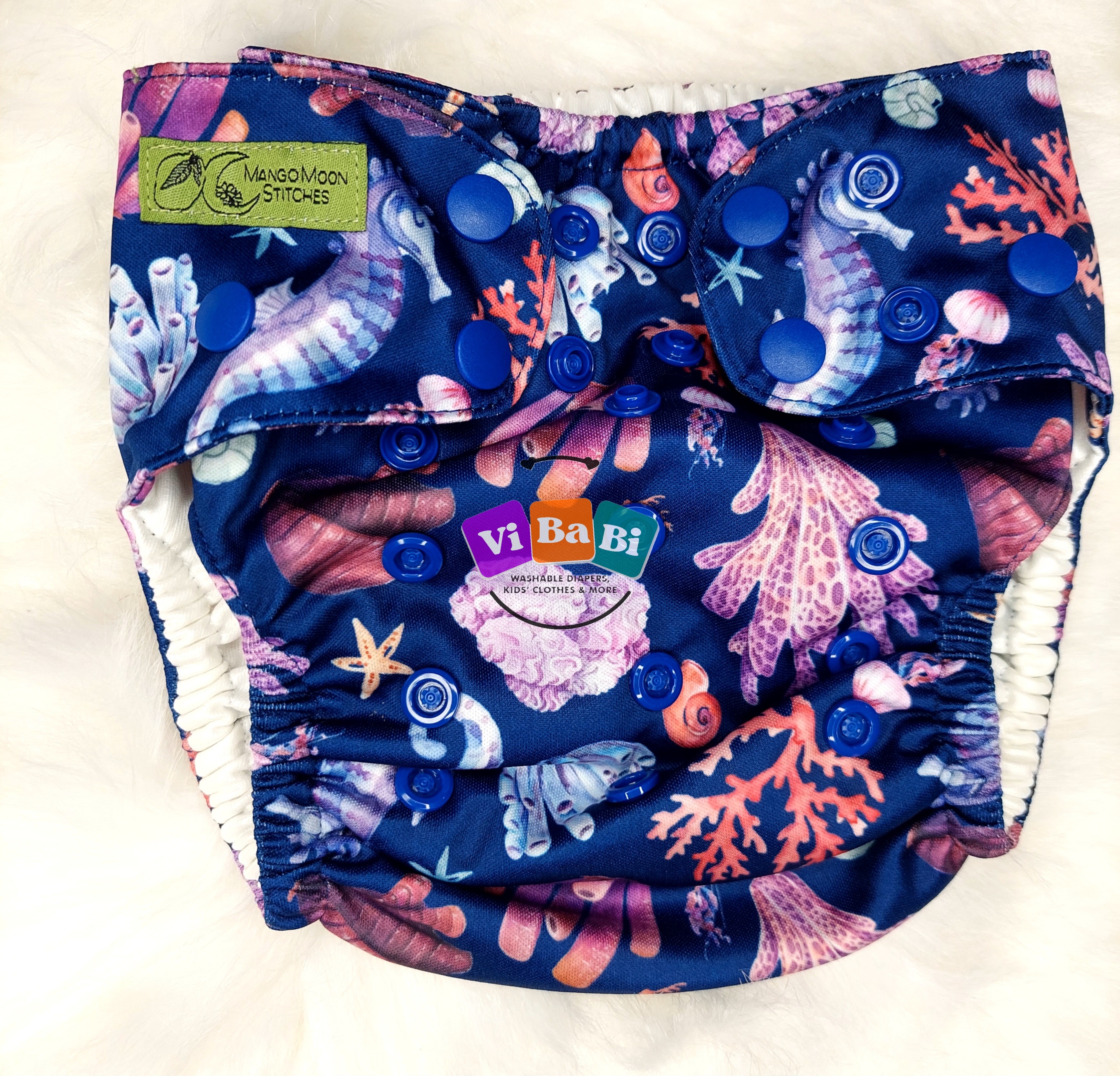 Marine and Coral by MangoMoon Stitches, Cover