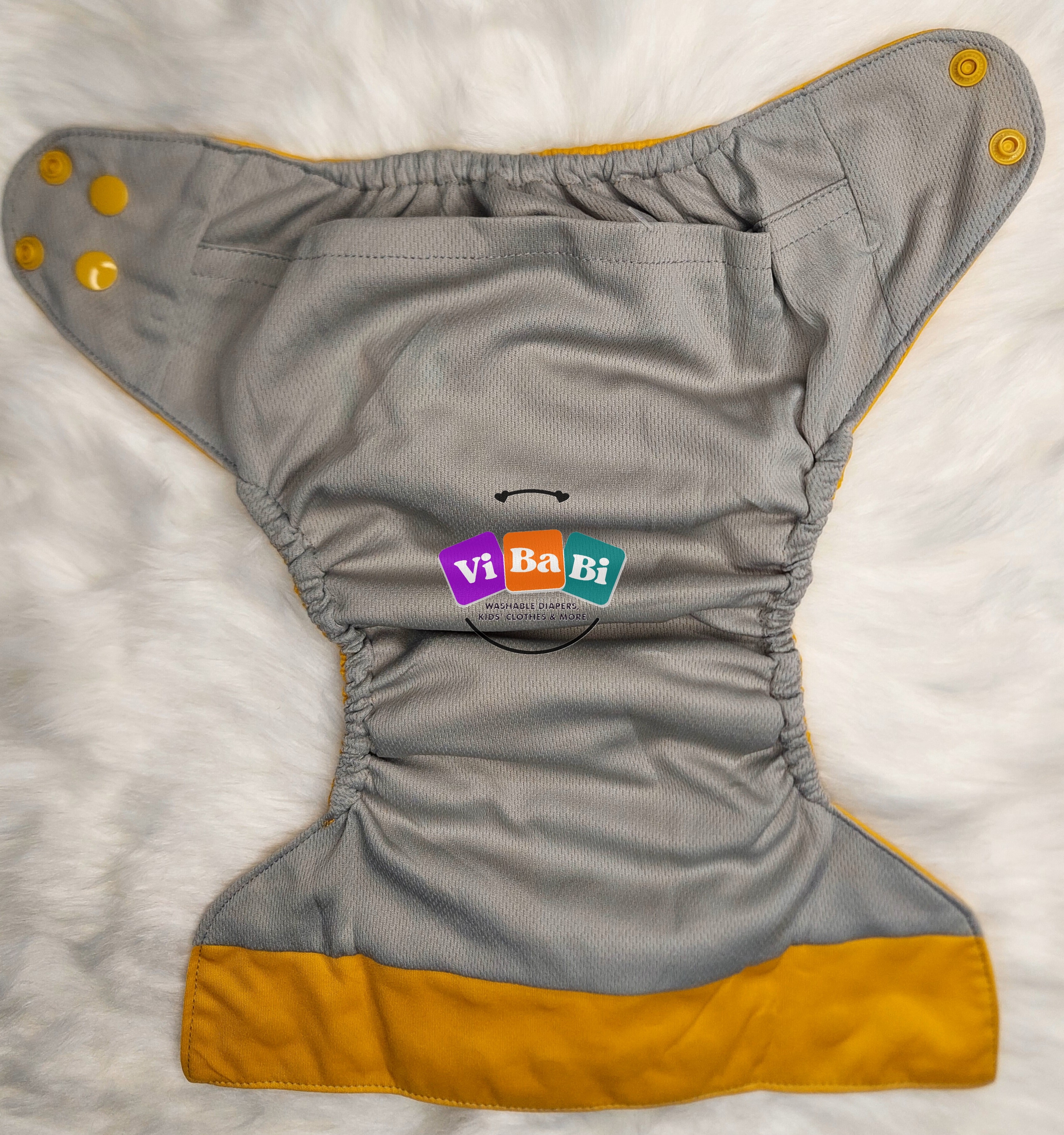 Jade by Squishy Lil Campers, (Pocket) Reusable Cloth Diaper