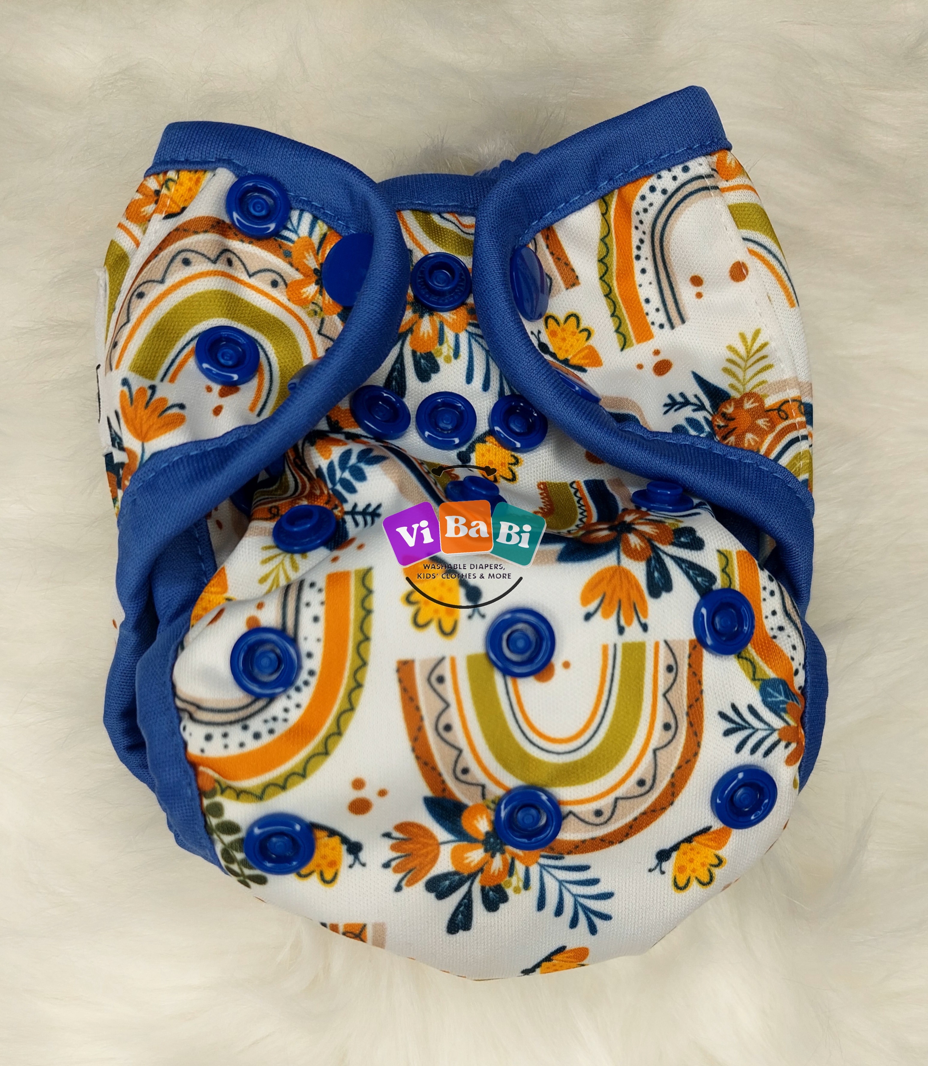 Boho Butterfly by A.V.J. Clothing, (New Born) Reusable Cloth Diaper
