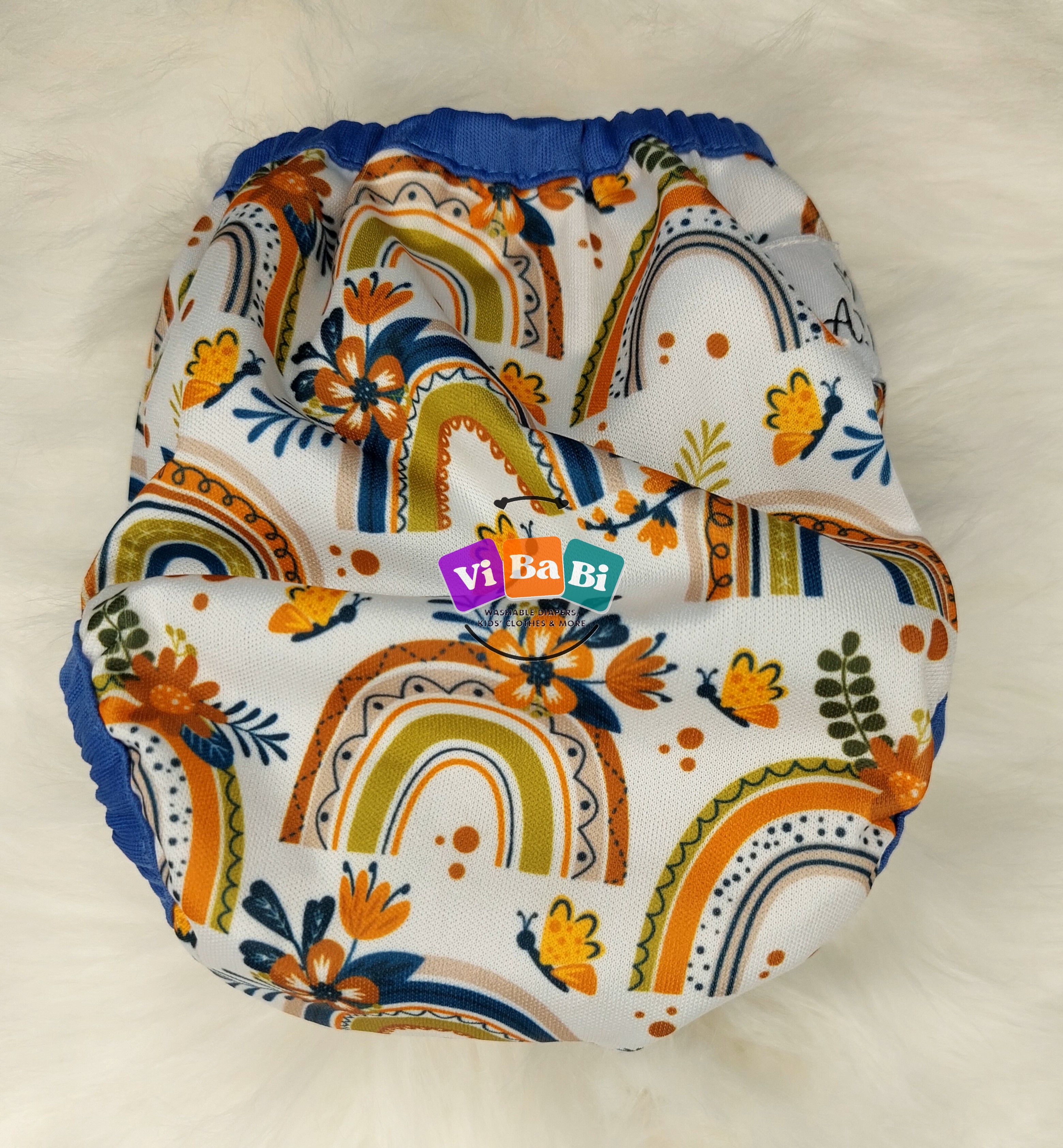 Boho Butterfly by A.V.J. Clothing, (New Born) Reusable Cloth Diaper