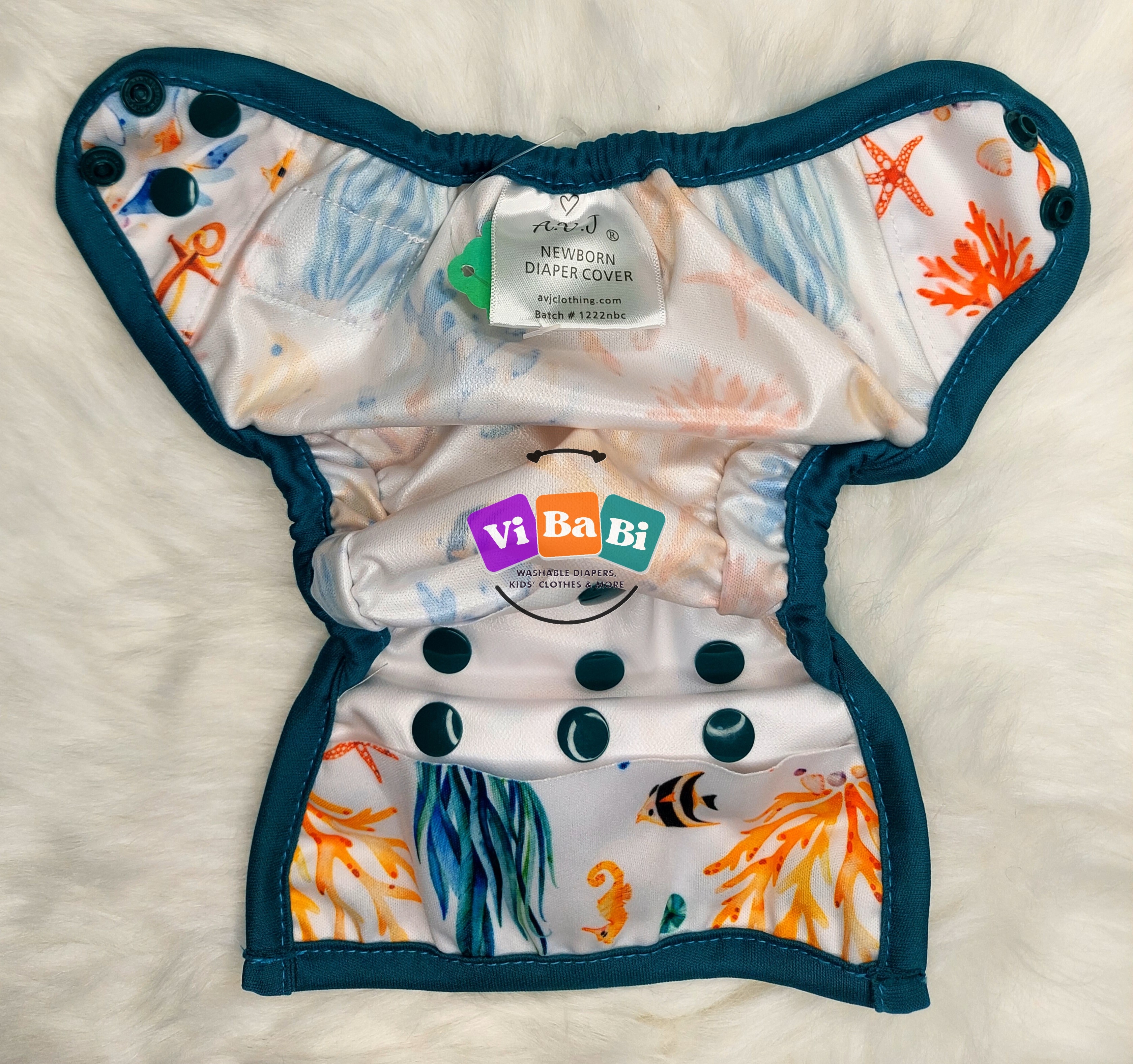 See The Change by A.V.J. Clothing, (New Born) Reusable Cloth Diaper