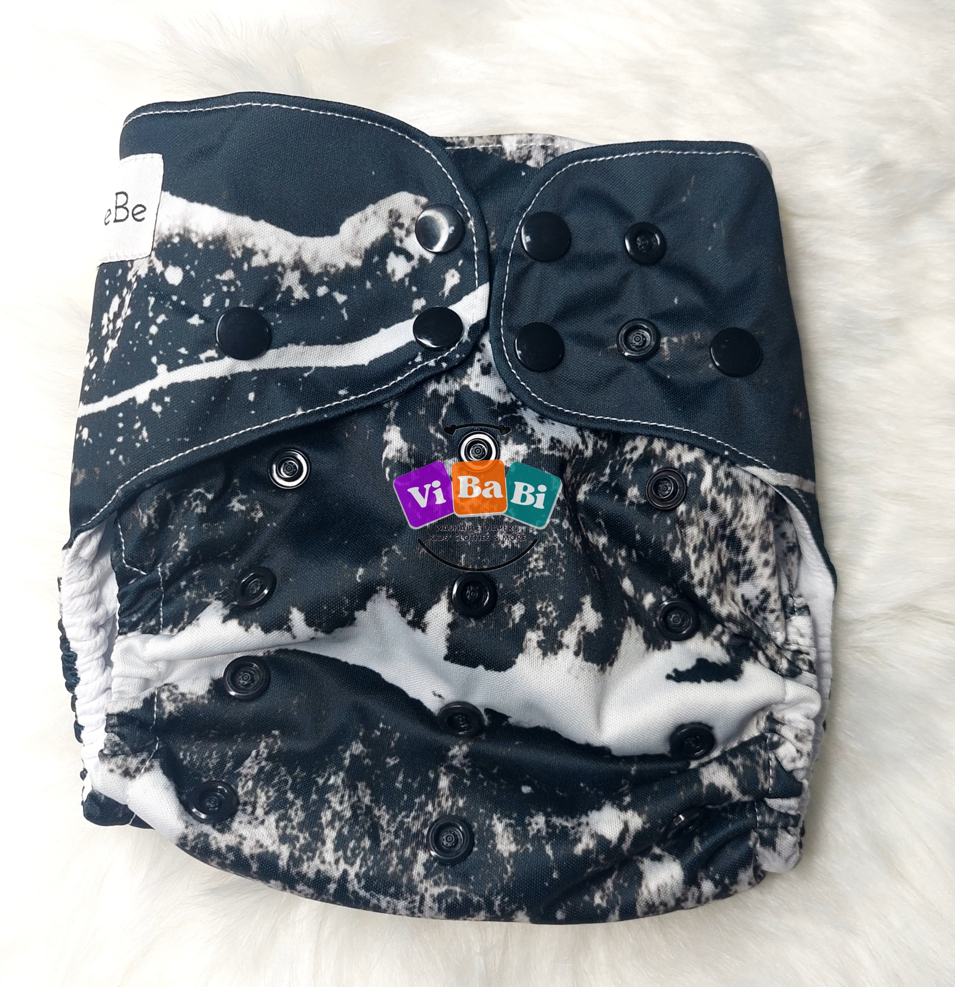 Slate by BeCeBe Cloth, Pocket Reusable Cloth Diaper