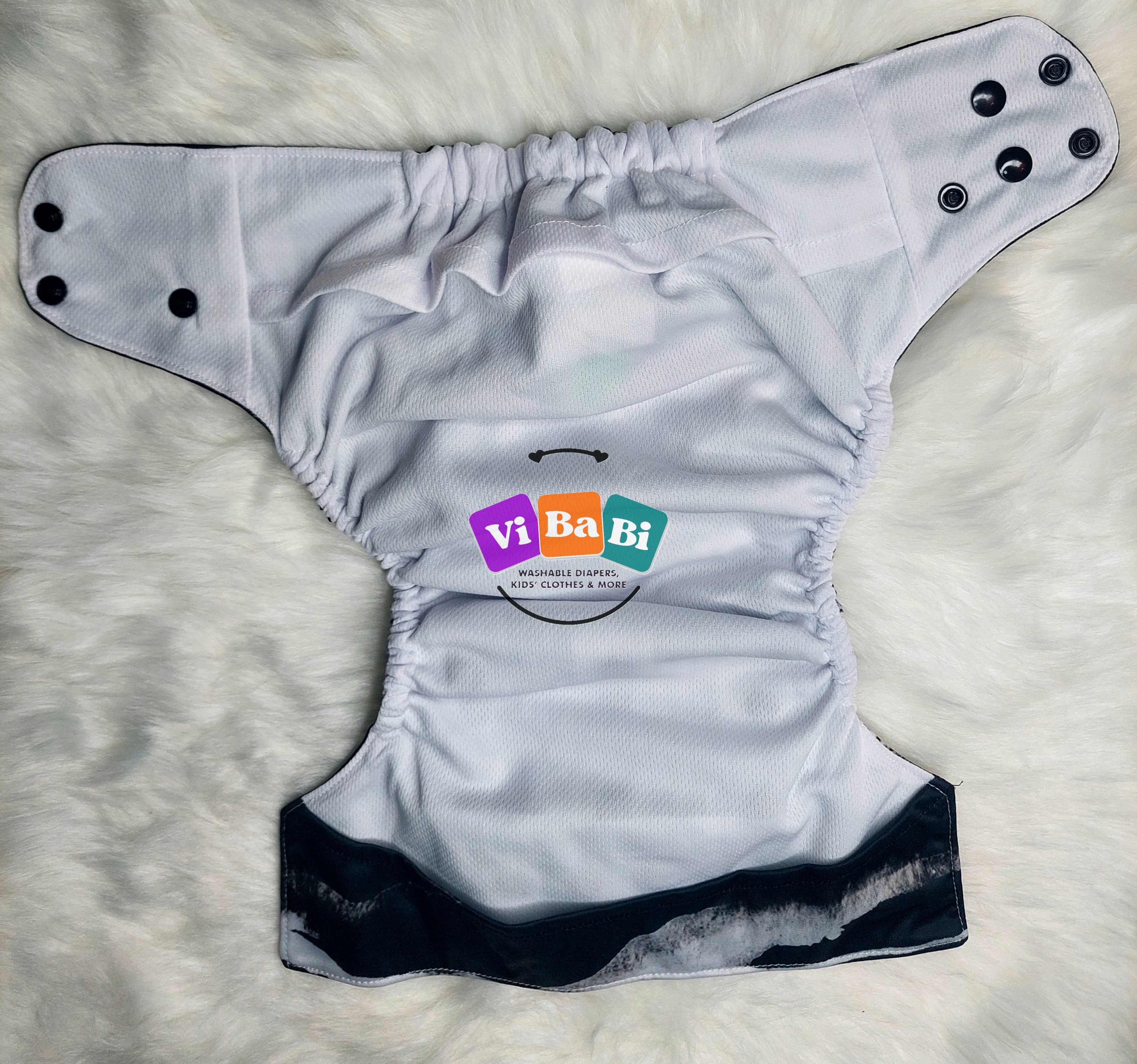 Slate by BeCeBe Cloth, Pocket Reusable Cloth Diaper